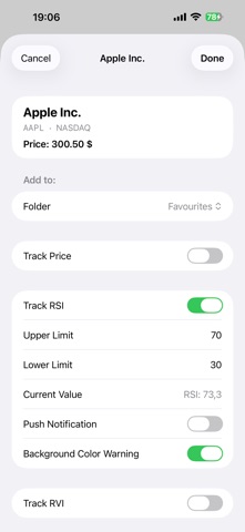 RSI Alert Screenshot 4 of 4