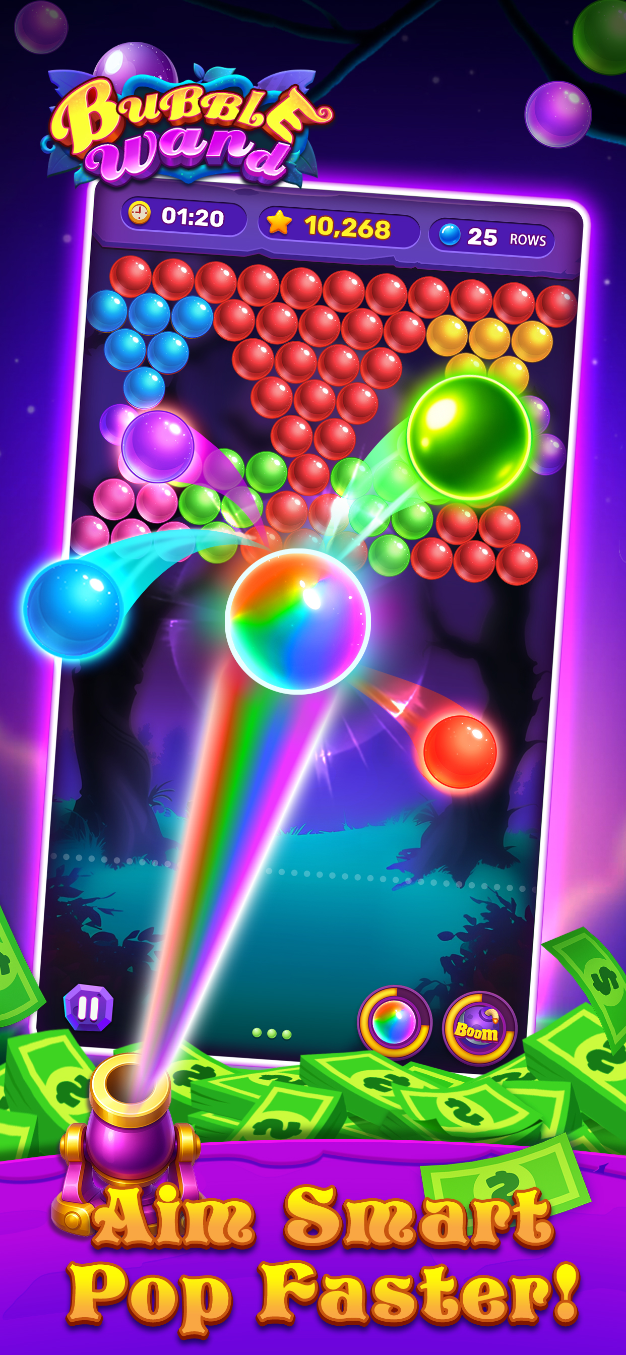Bubble Wand：Win Real Cash