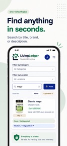 LivingLedger - Home Inventory screenshot