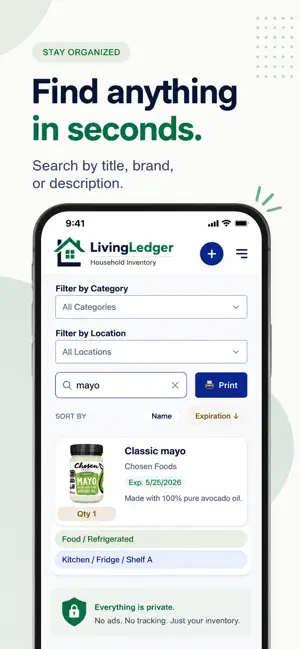 LivingLedger - Home Inventory screenshot 3