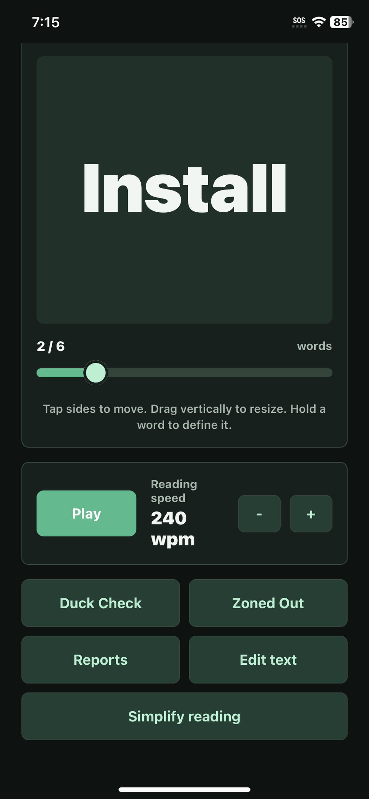 DuckRead: AI Focus Reader screenshot 3
