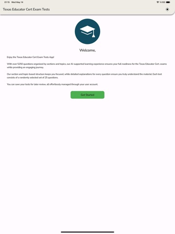 Texas Educator Cert Exam Tests iPad screenshot