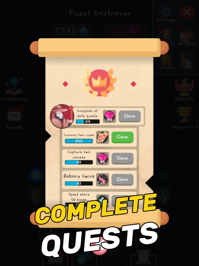 Planet Destroyer Idle Game