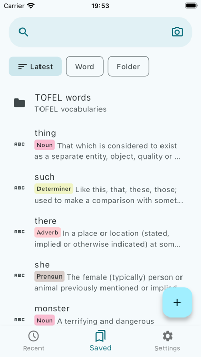 Owllen - AI English Dictionary Screenshot