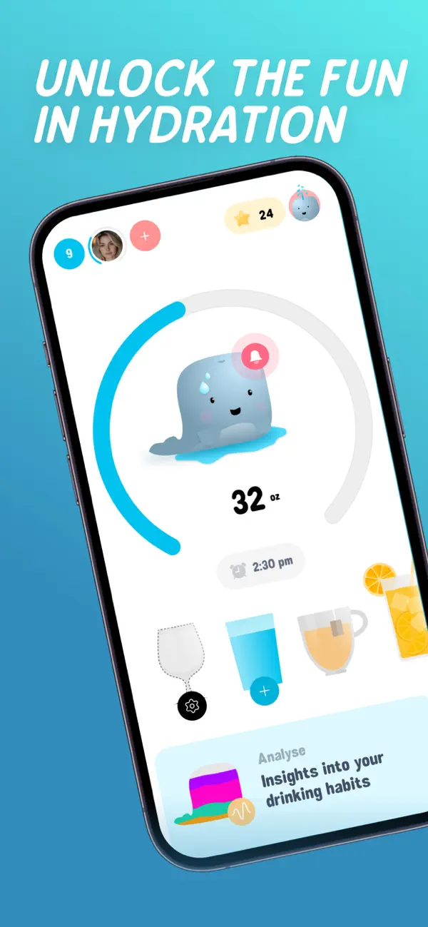 Screenshot #1 pour Boire Eau Rappel App - Dropy