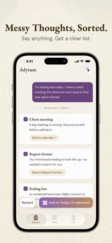 Adytum - Mood & Brain Dump Screenshot 3 of 6