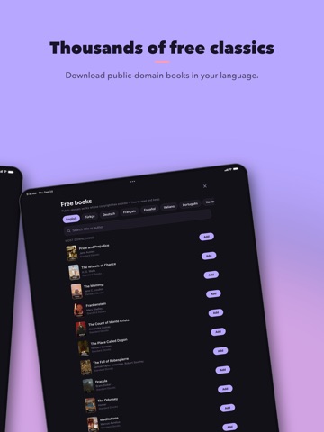 Readro iPad screenshot