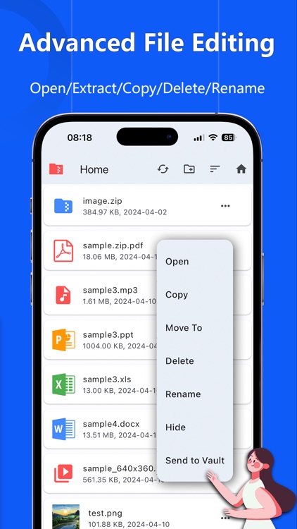 Unzip: Zip File Opener UnRAR screenshot-3