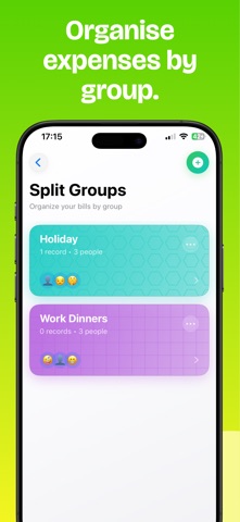 Splittable: AI Bill Split Scan screenshot