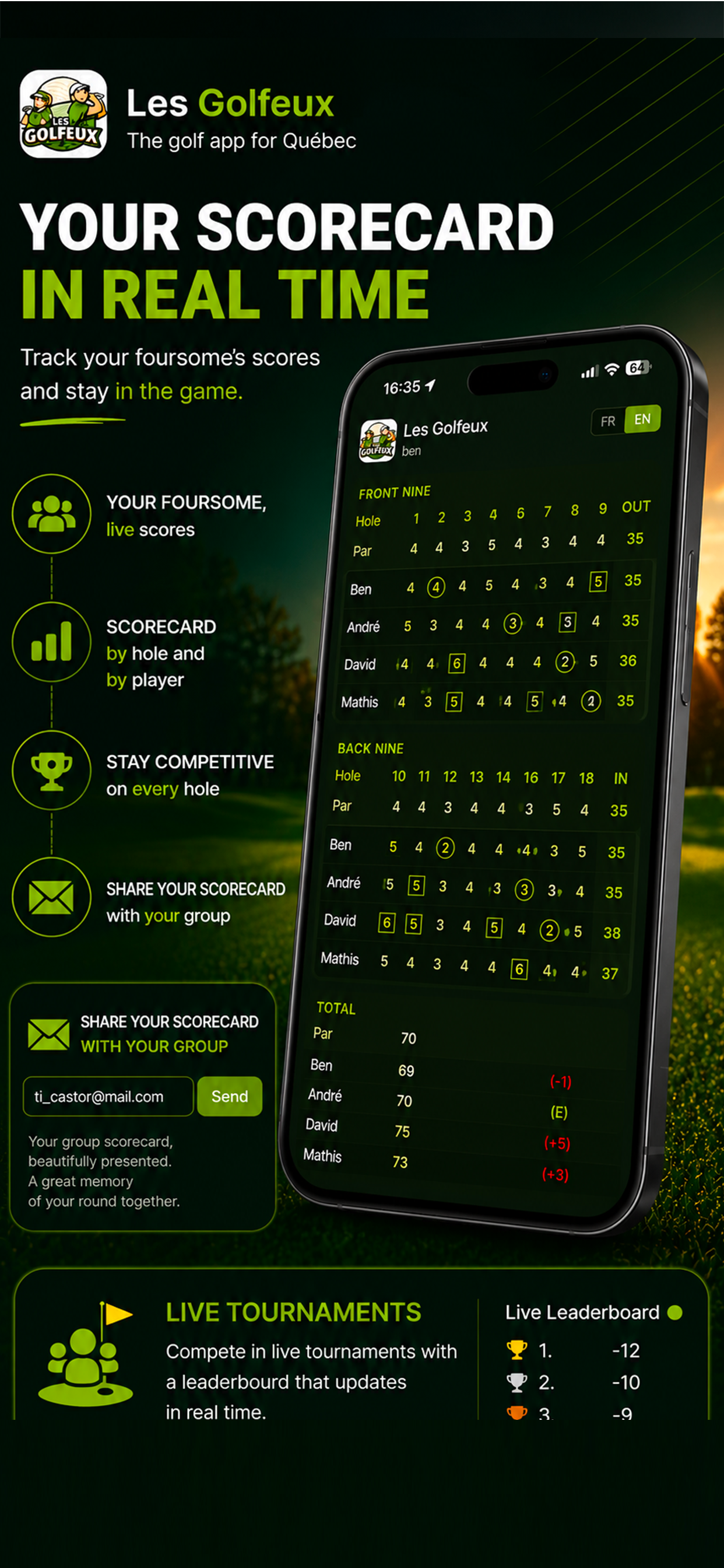 Les Golfeux: Golf GPS screenshot 3
