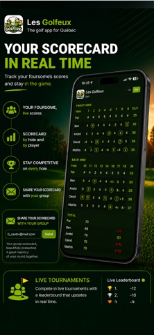 Les Golfeux: Golf GPS iPhone screenshot