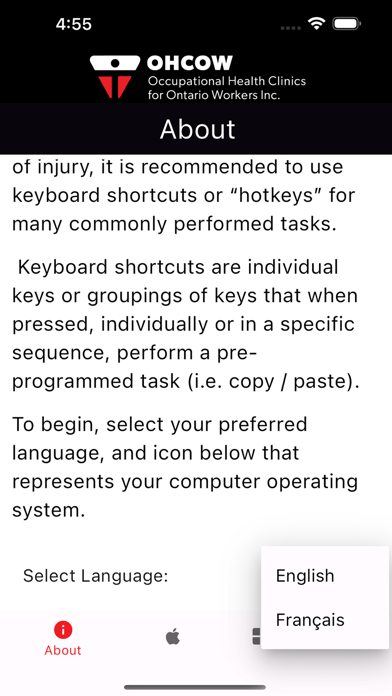 App screenshot