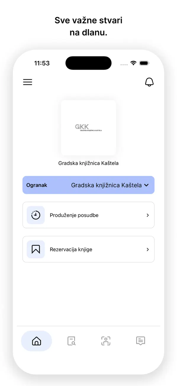 Screenshot #1 pour Gradska knjižnica Kaštela