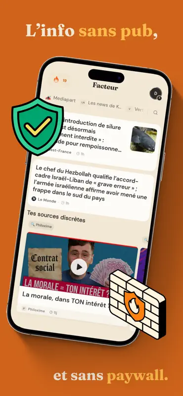 Facteur, ton journal de l'actu screenshot 5 of 10