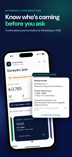 Dükkan Defteri: Salon Booking screenshot 1