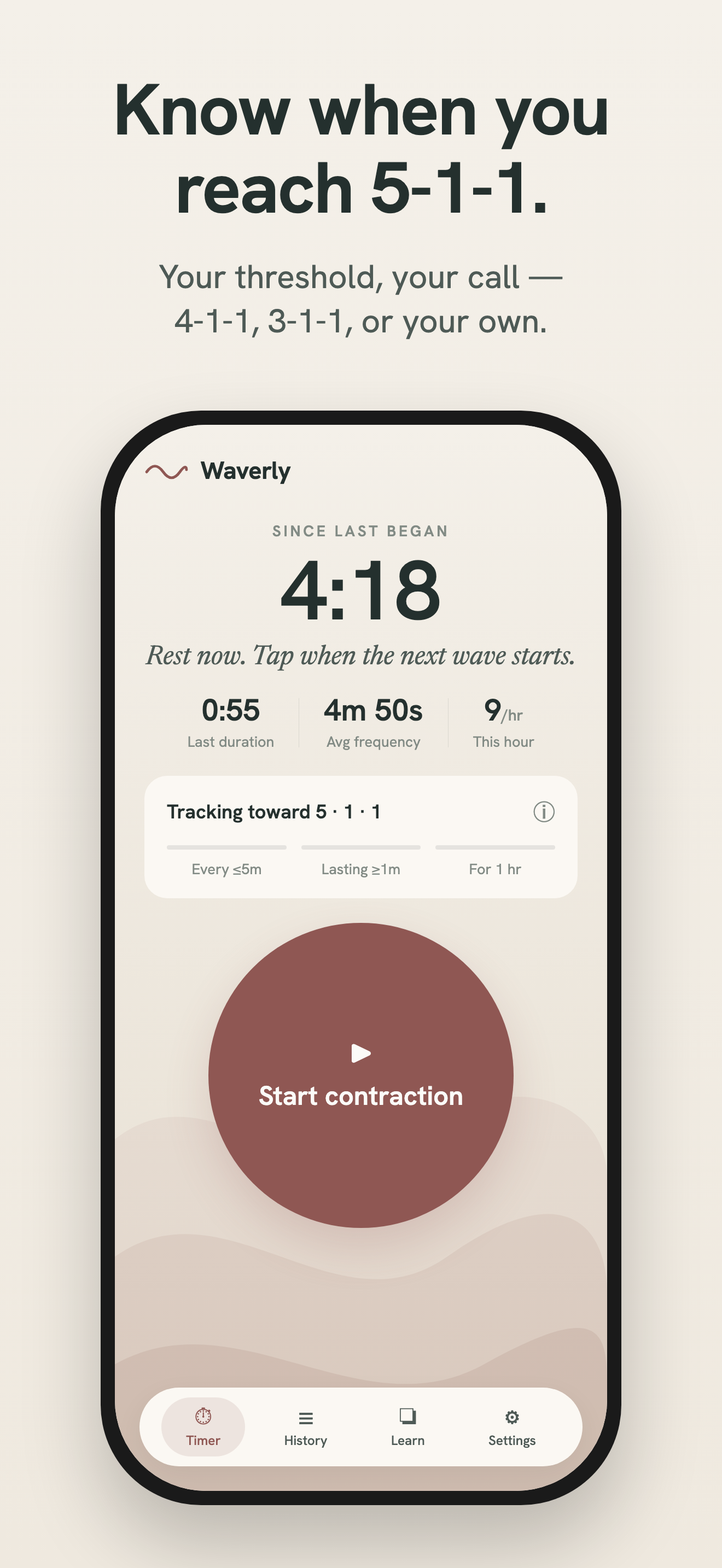 Waverly: Contraction Timer screenshot 6