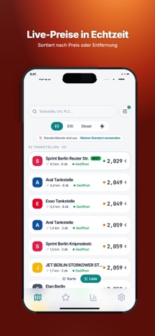 Tankfuchs DE iPhone screenshot