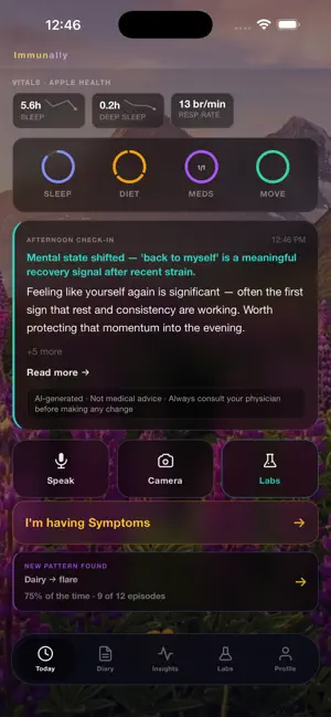 Immunally: Autoimmune Tracker screenshot 3