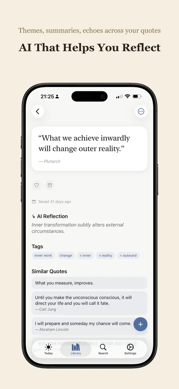 Screenshot #3 pour Commonplace Quote
