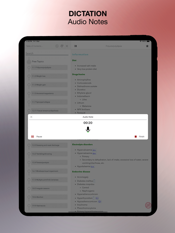 DDx in Small Animal Medicine iPad screenshot 10 - Medical app