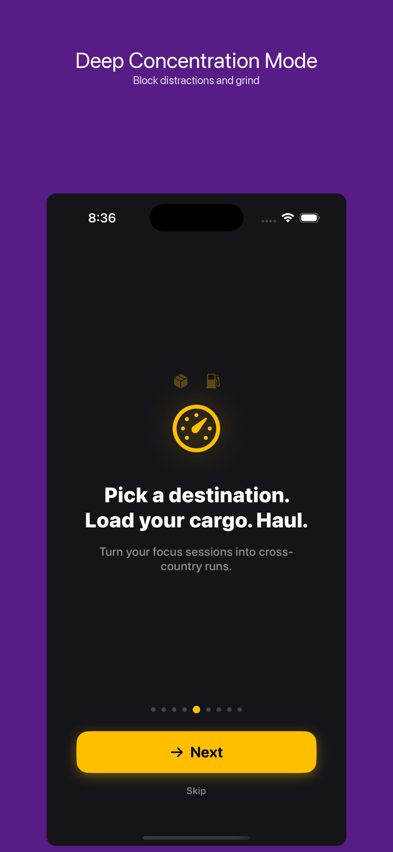 HaulFocus: Pomodoro Timer screenshot 2
