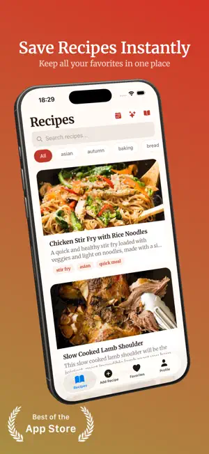 RecipeKeeper: Family Cookbook screenshot 1