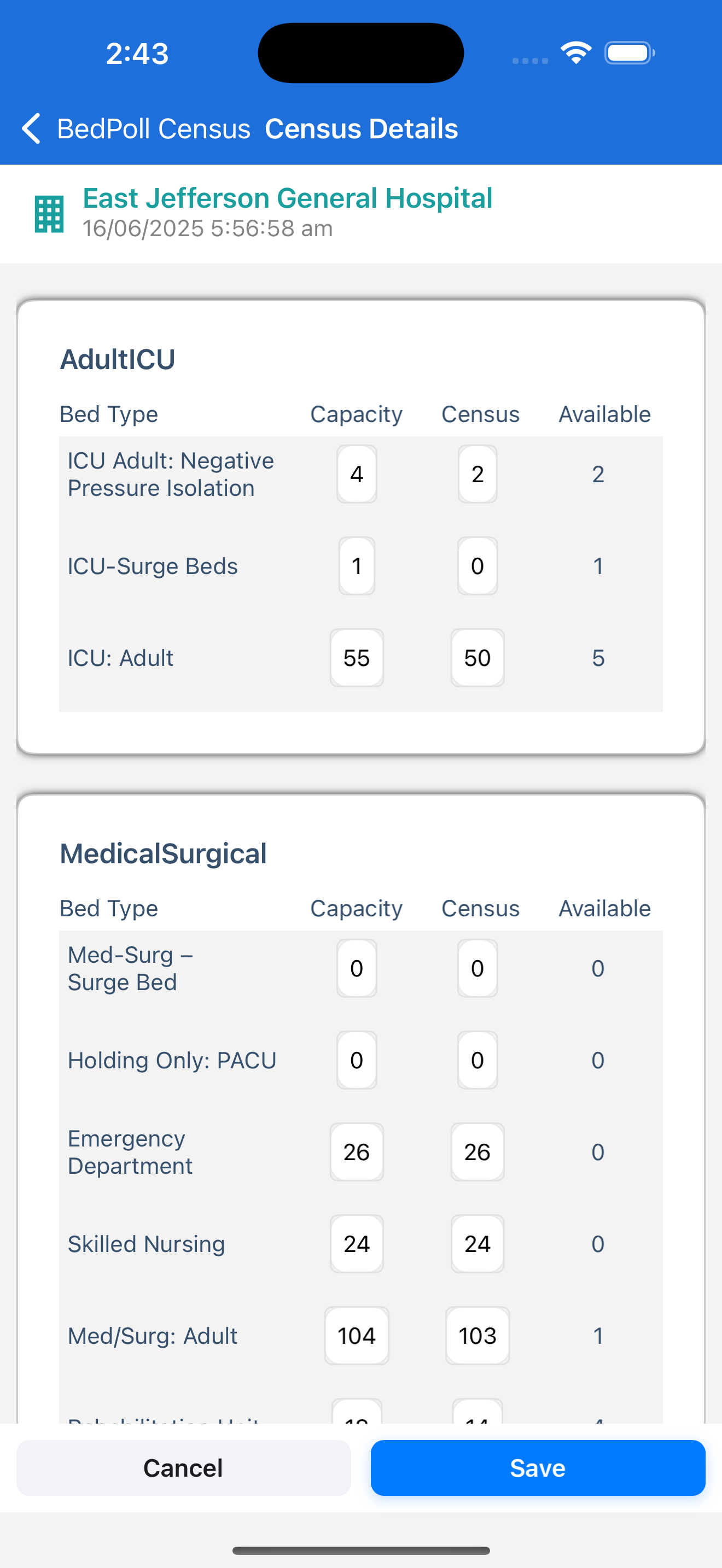 QA ESF8 Portal screenshot 6