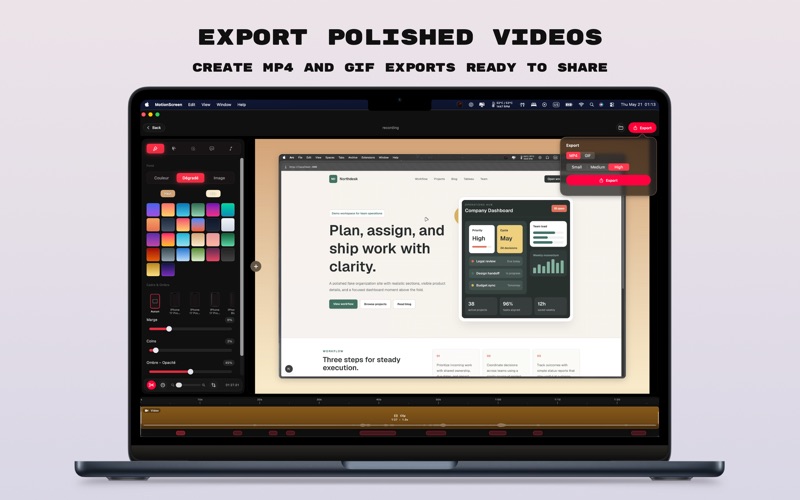 MotionScreen screenshot