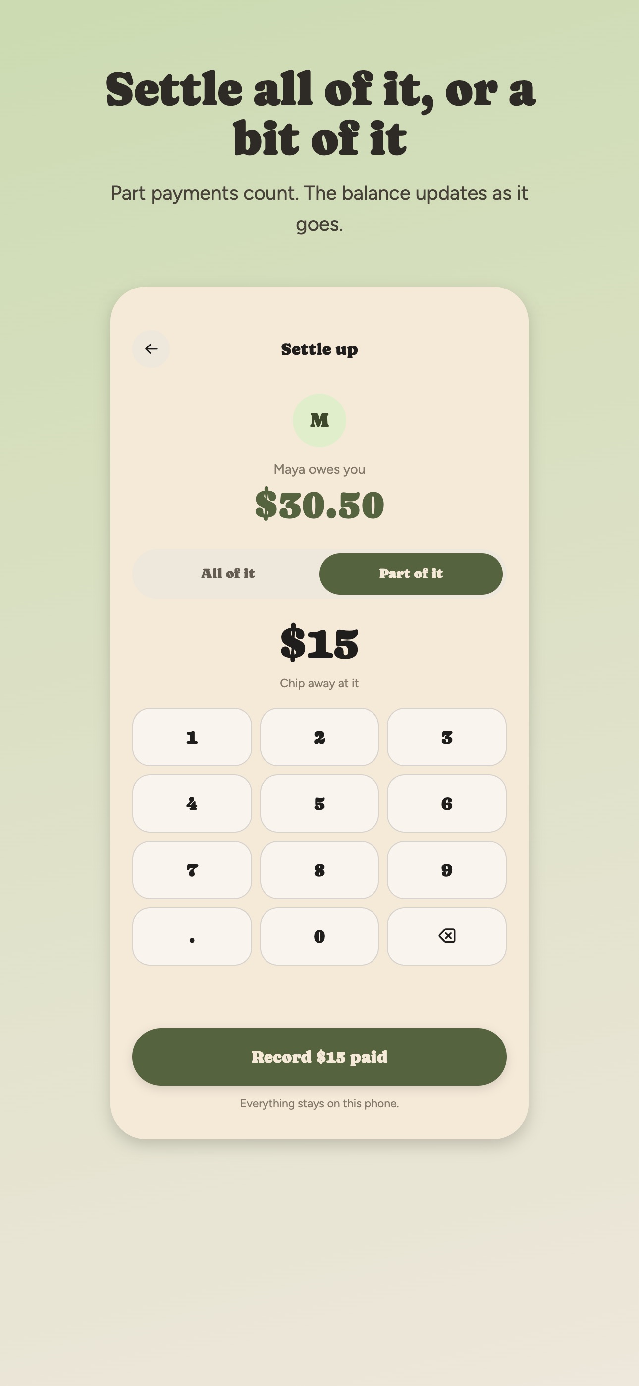 Screenshot 4 of Tallypad - Who Owes Who