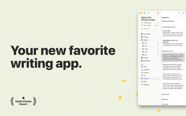 Ulysses: Writing App Screenshot