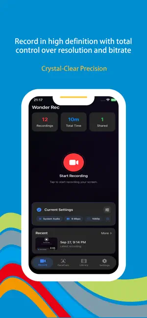 Wonder Rec - Screen Recorder screenshot 1