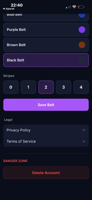 BjjProgress screenshot 1