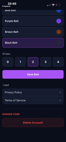 BjjProgress screenshot