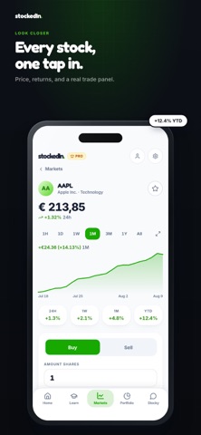 Stockedin iPhone screenshot