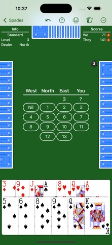 Spades - Expert AI iPhone screenshot