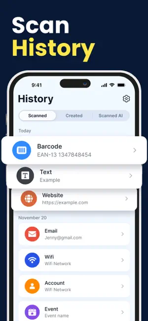 Scan QR Code - QR Scanner iPhone screenshot 6