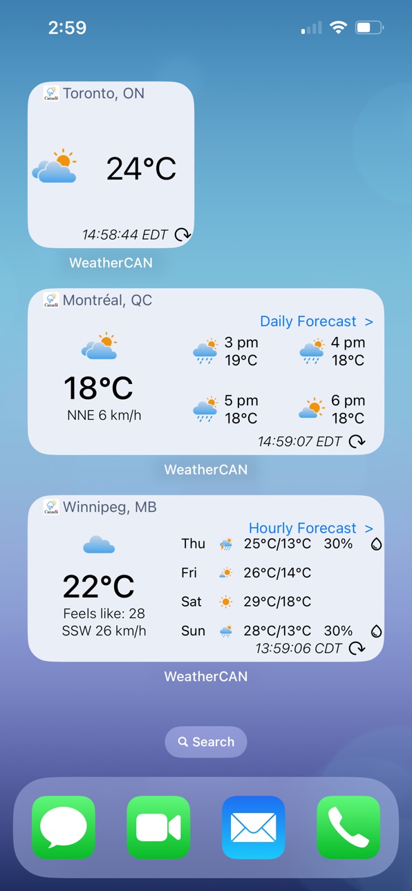 iPhone screenshot