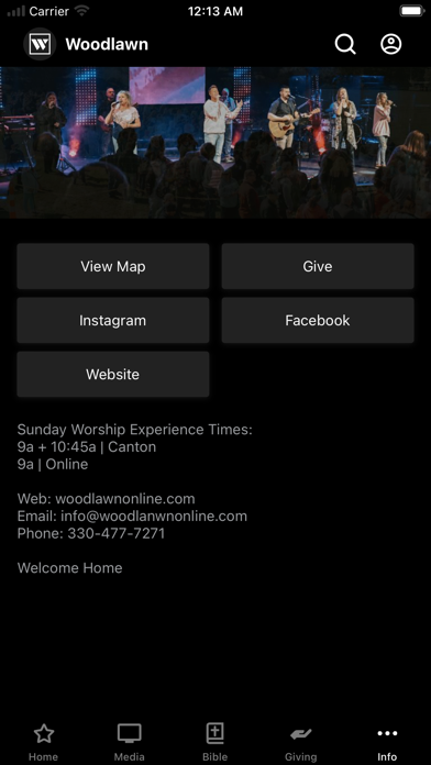Woodlawn Church Canton iPhone screenshot 4 - Lifestyle app