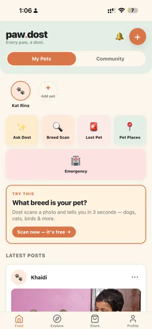 Pawdost - Pet Community screenshot 2