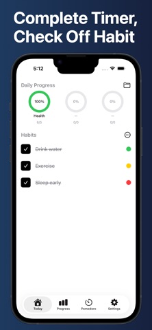 Focus Habit - Simple Tracker screenshot