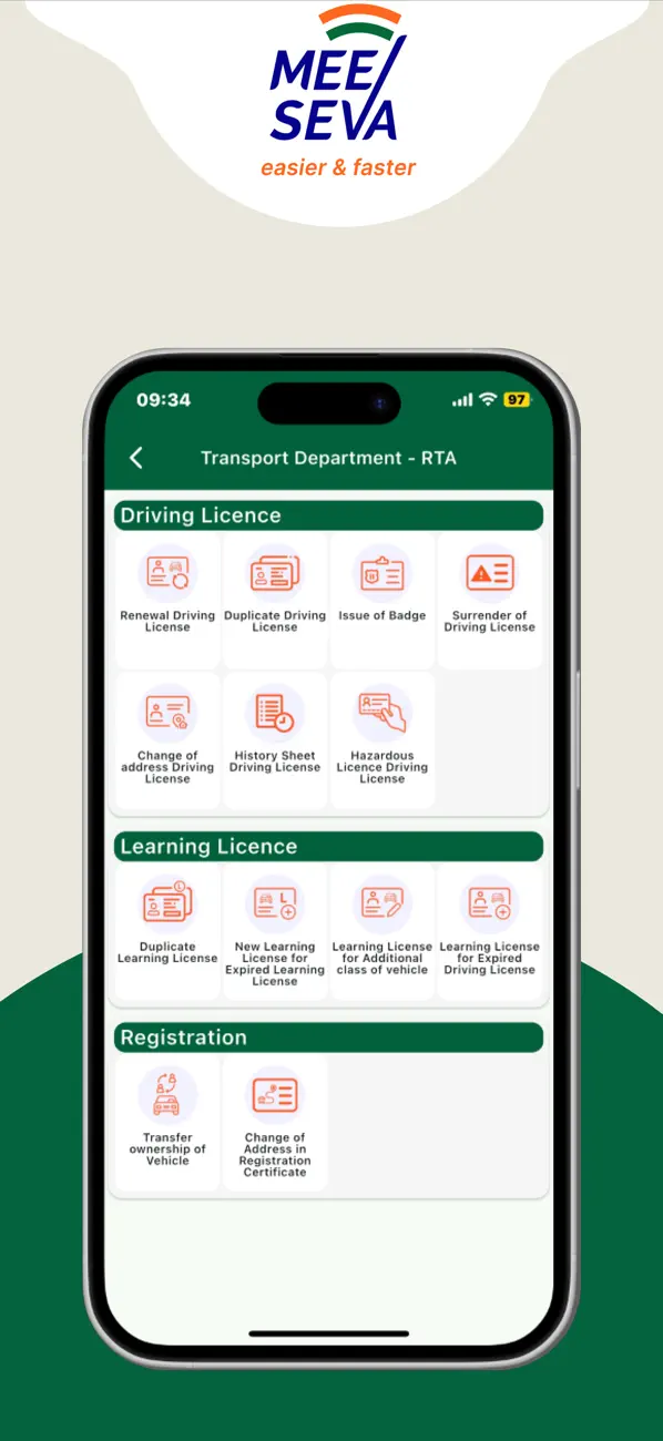 Screenshot #3 pour MeeSeva-App