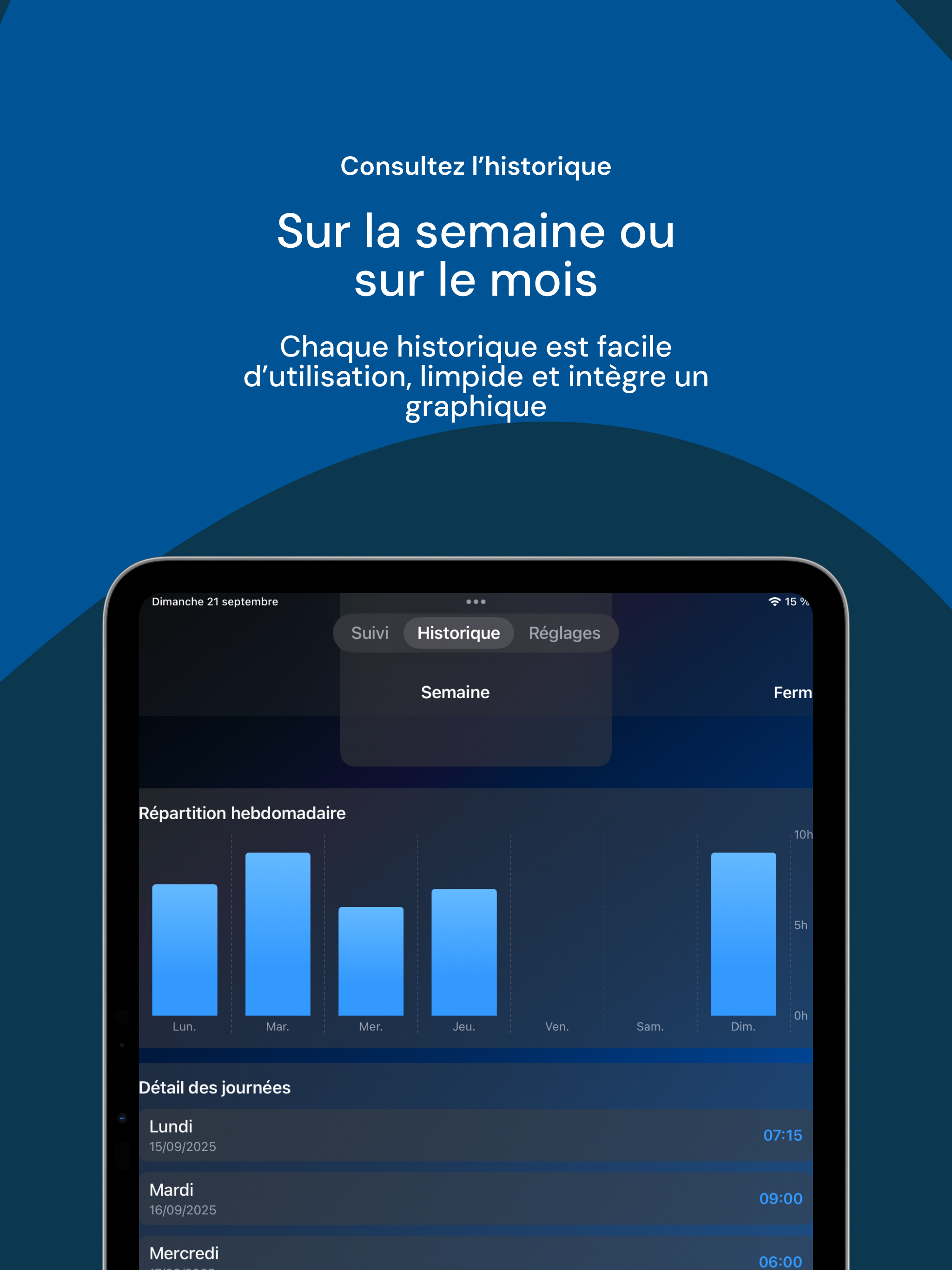 Work Timer – Suivi Heures
