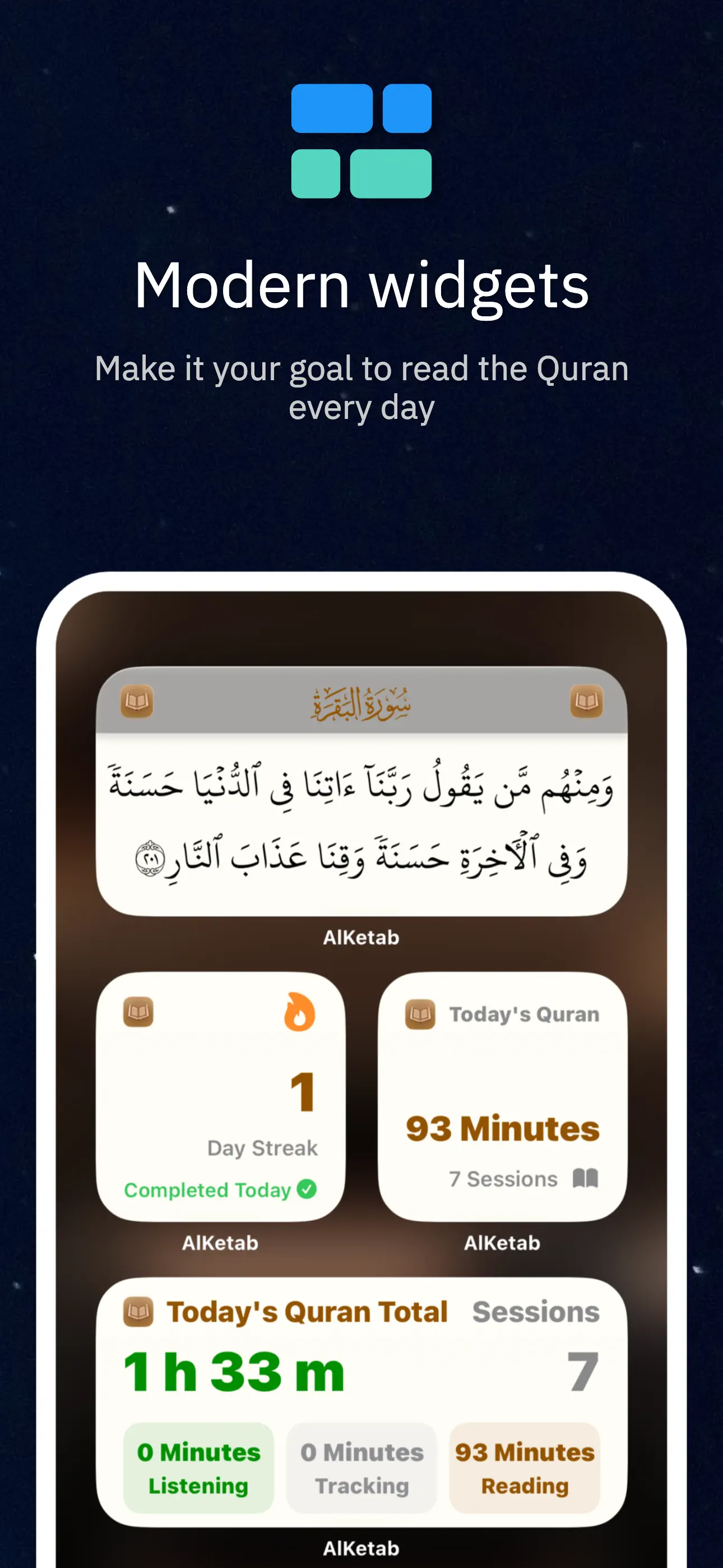 #9. AlKetab – Modern Quran App (iOS) Von: i4islam