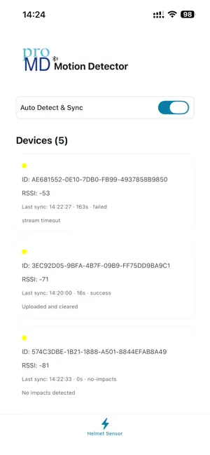 Pro Motion Detector screenshot 1