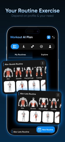 Workout - AI Personal Trainer iPhone screenshot
