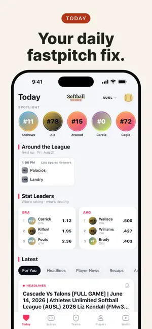 Softball Source screenshot 1