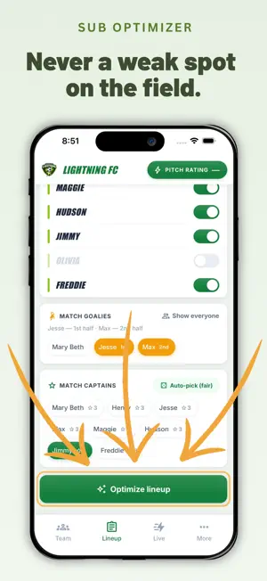 PitchAssist - Game Day Manager screenshot 4