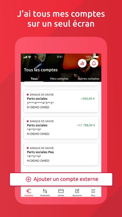 Banque de Savoie Screenshot