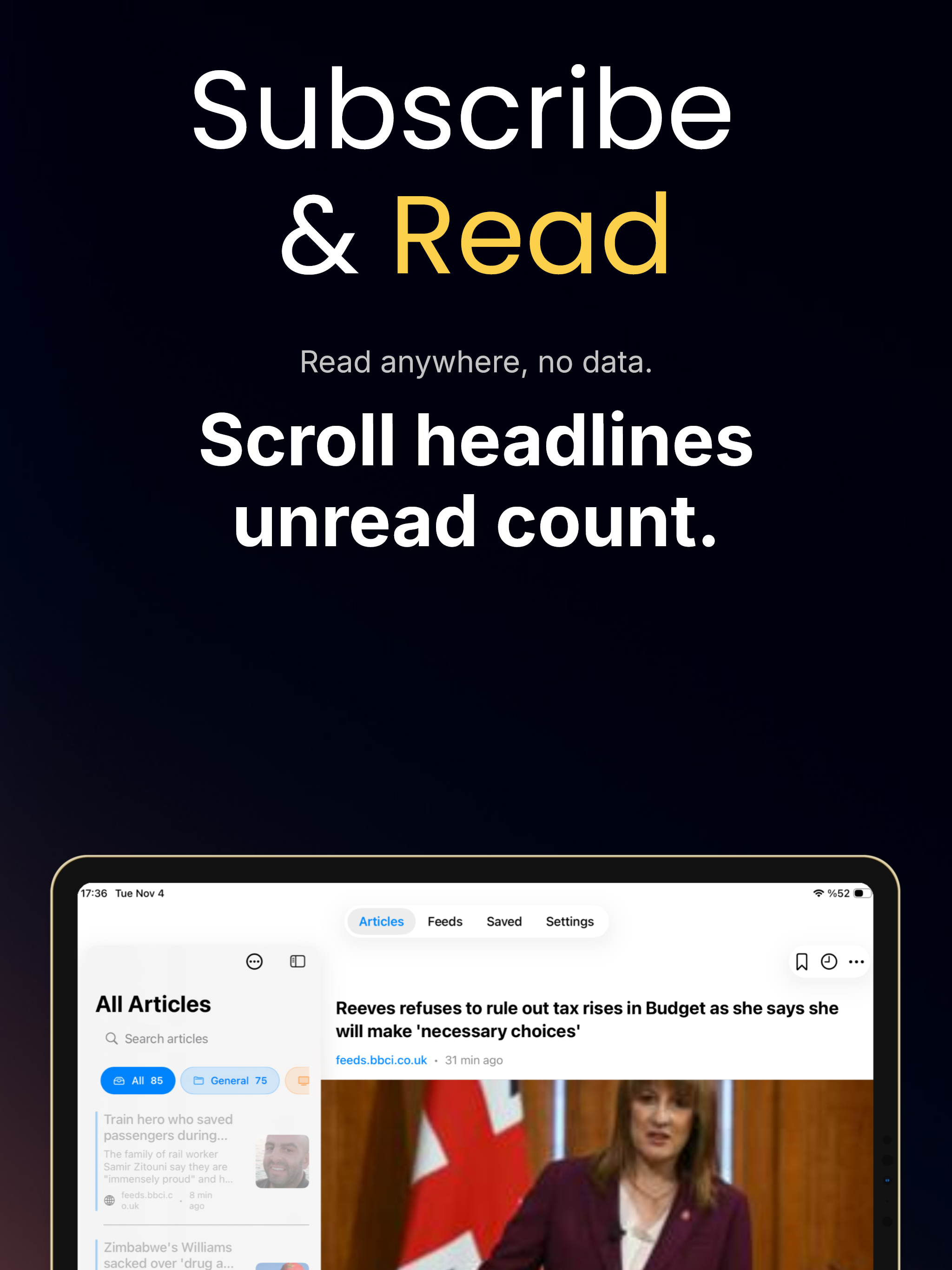 Simplio News Reader