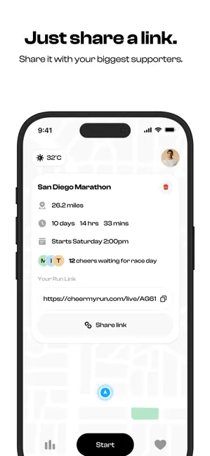 Cheer My Run iPhone screenshot 3